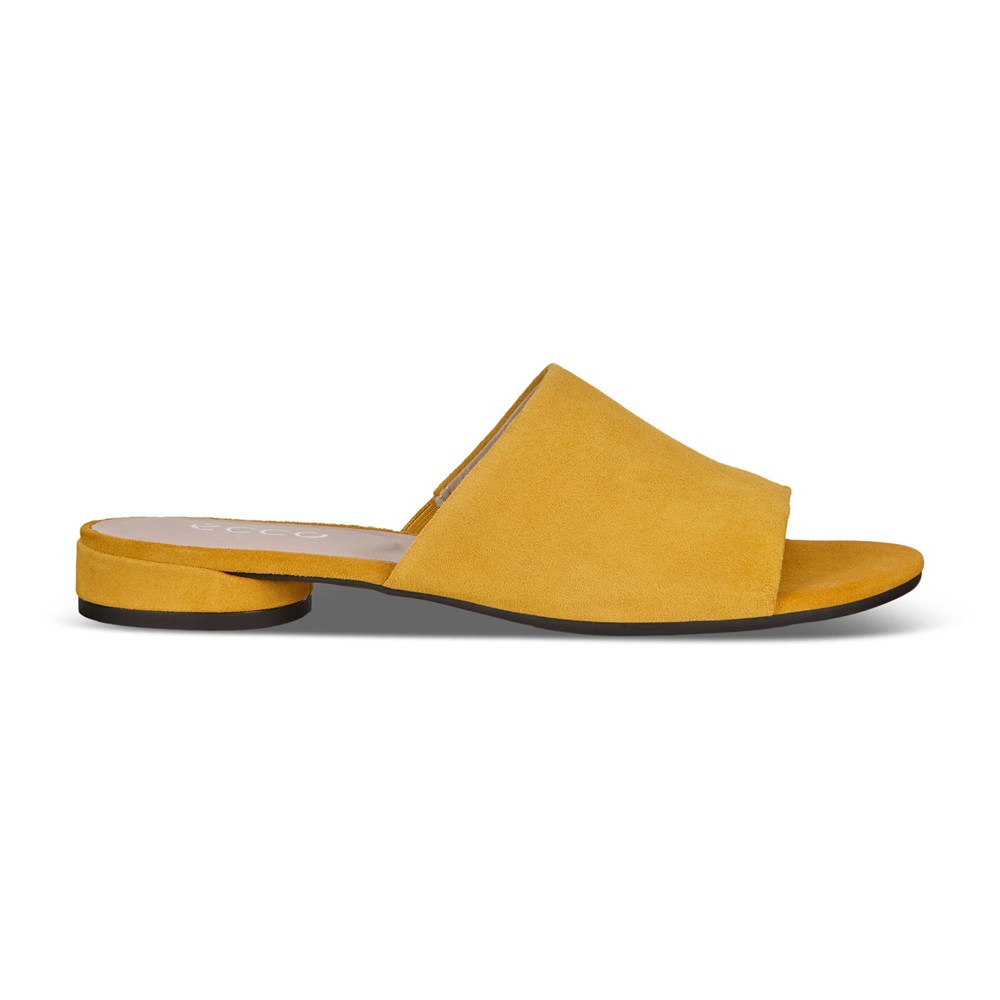 Sandalias Mujer - ECCO Flat Sandals Ii - Amarillos - UNY709641